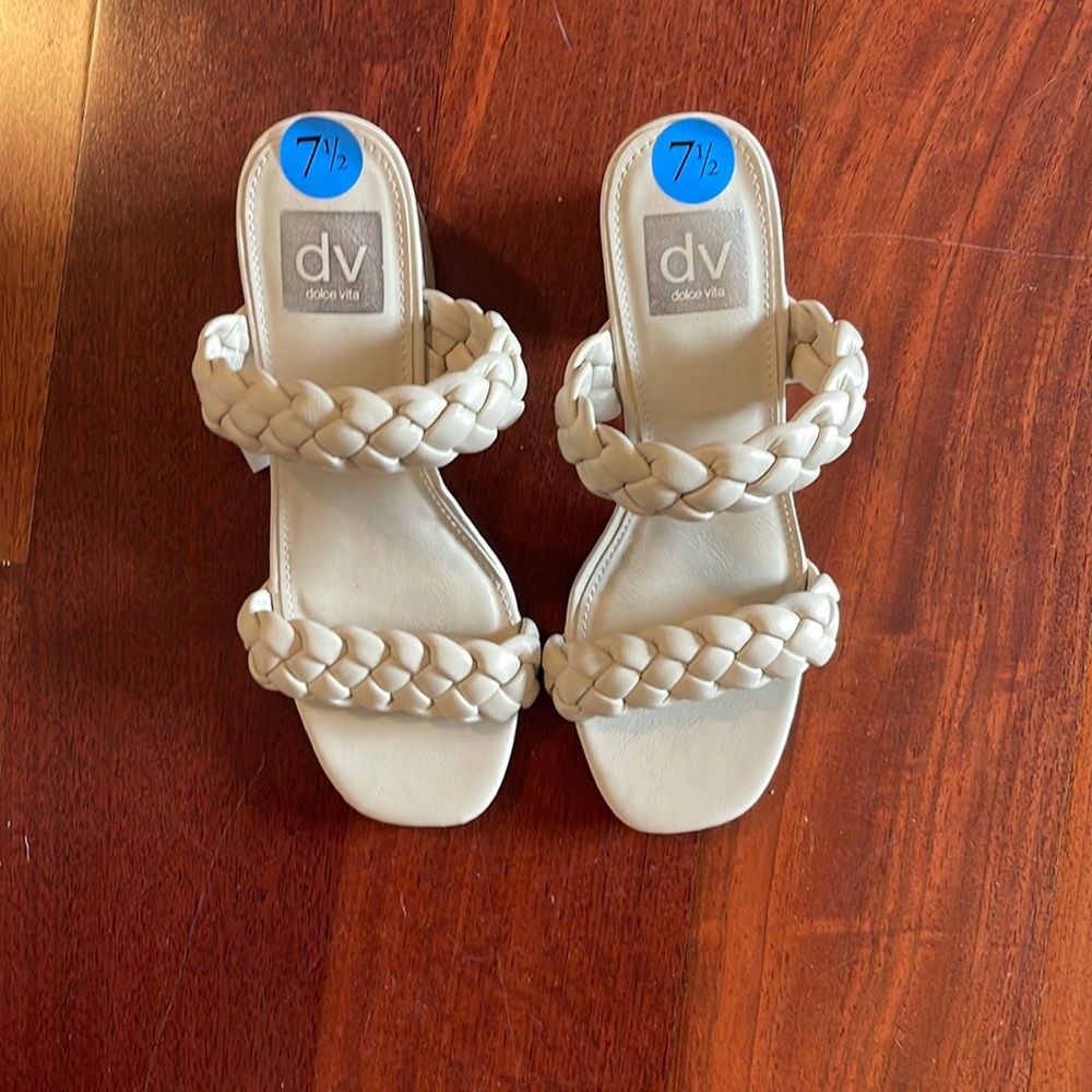 Dolce Vita Paily Heels | Color: Cream | Size: 7.5 | NWT